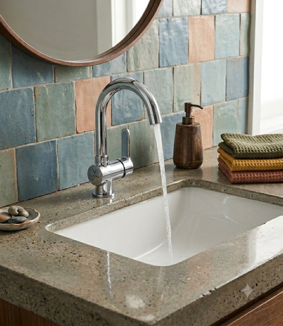 ELVORA JİVAL LÜX BANYO LAVABO BATARYASI