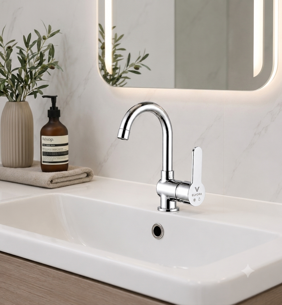 ELVORA JİVAL LÜX BANYO LAVABO BATARYASI