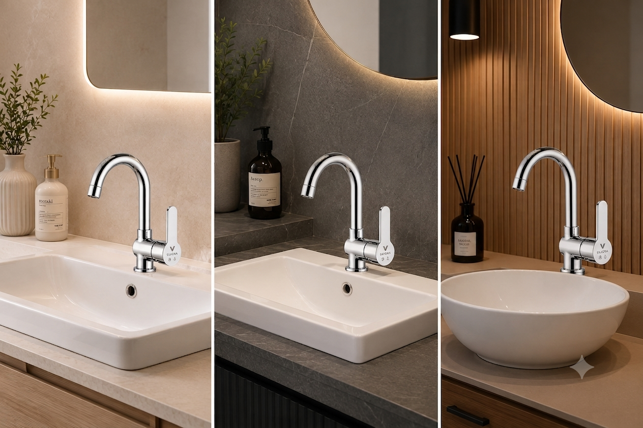 ELVORA JİVAL LÜX BANYO LAVABO BATARYASI